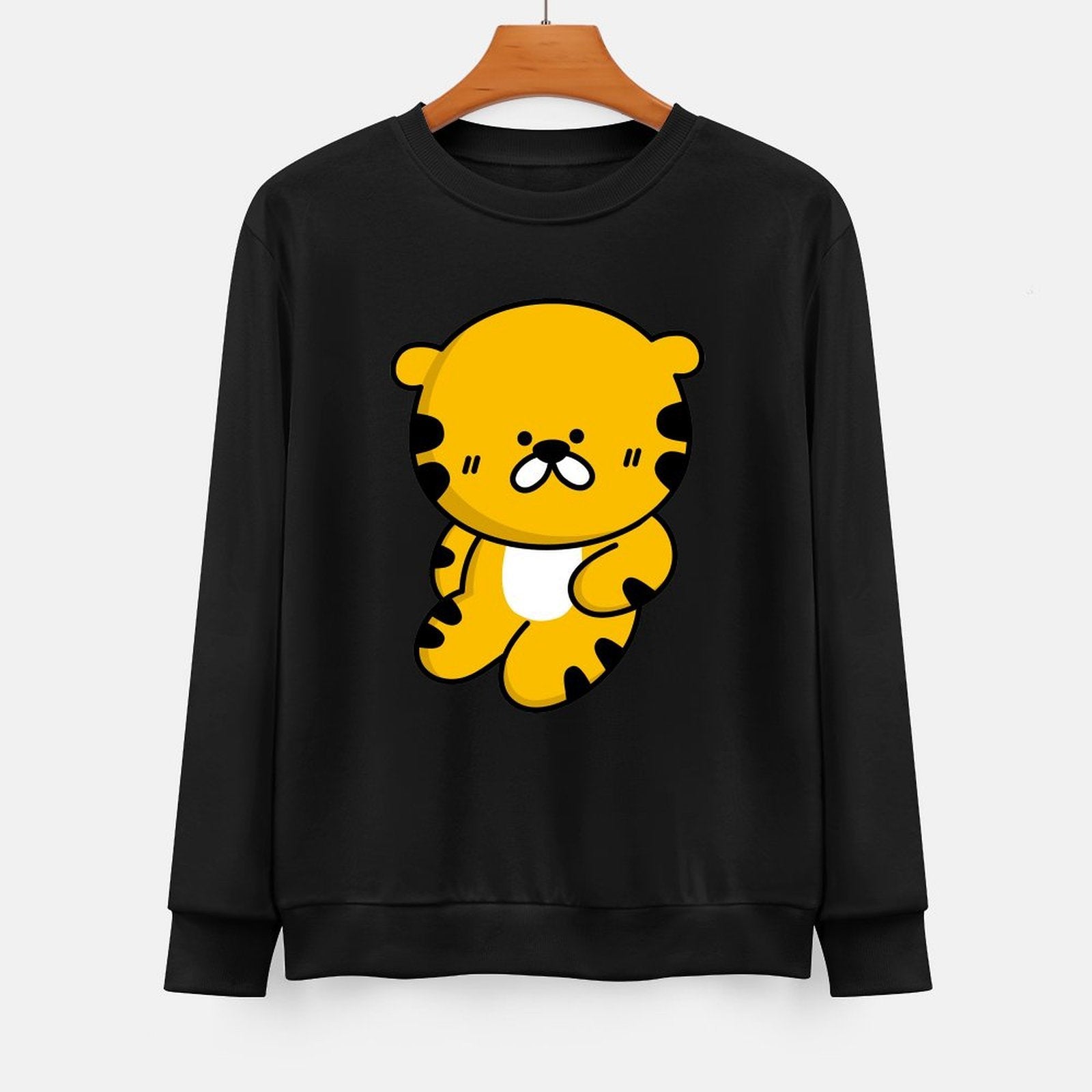 Front Patterned Long Sleeve TopSmooth BasicSeries